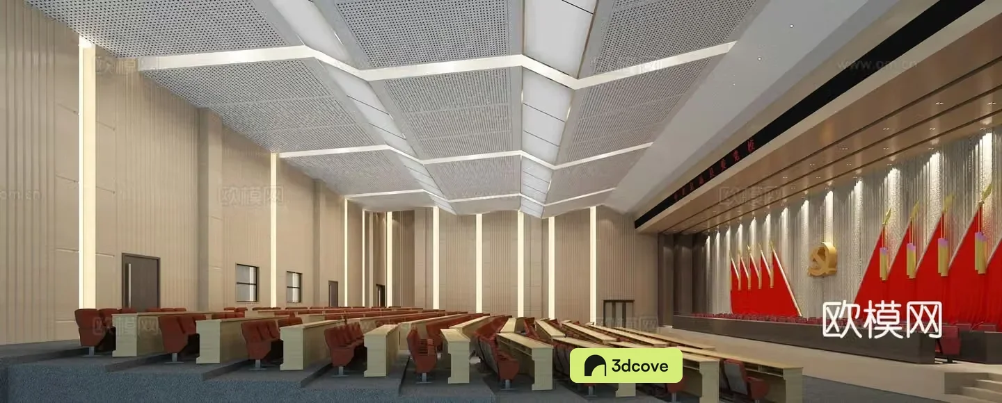 Modern lecture hall conference hall