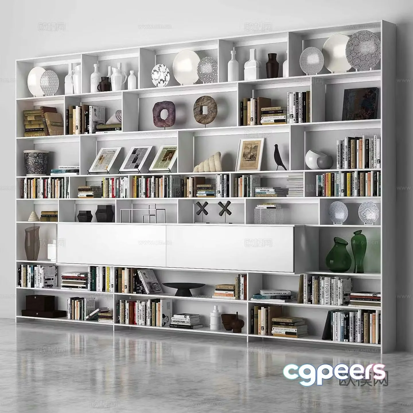 Bookcase 3d model