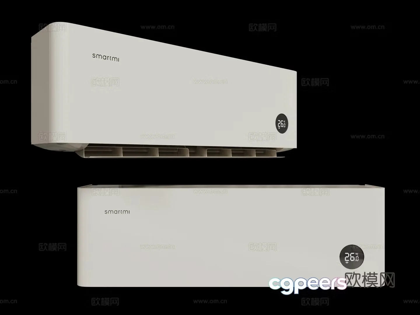 Modern air conditioner wall-mounted air conditioner indoor air conditioner 3D model