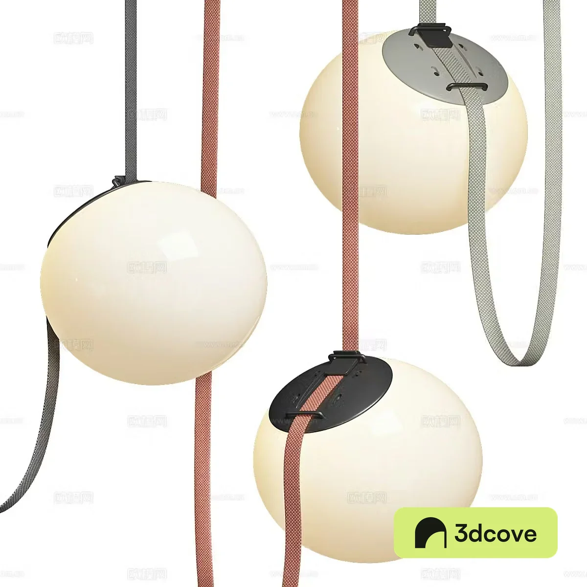Modern Italian light luxury spherical decorative chandelier