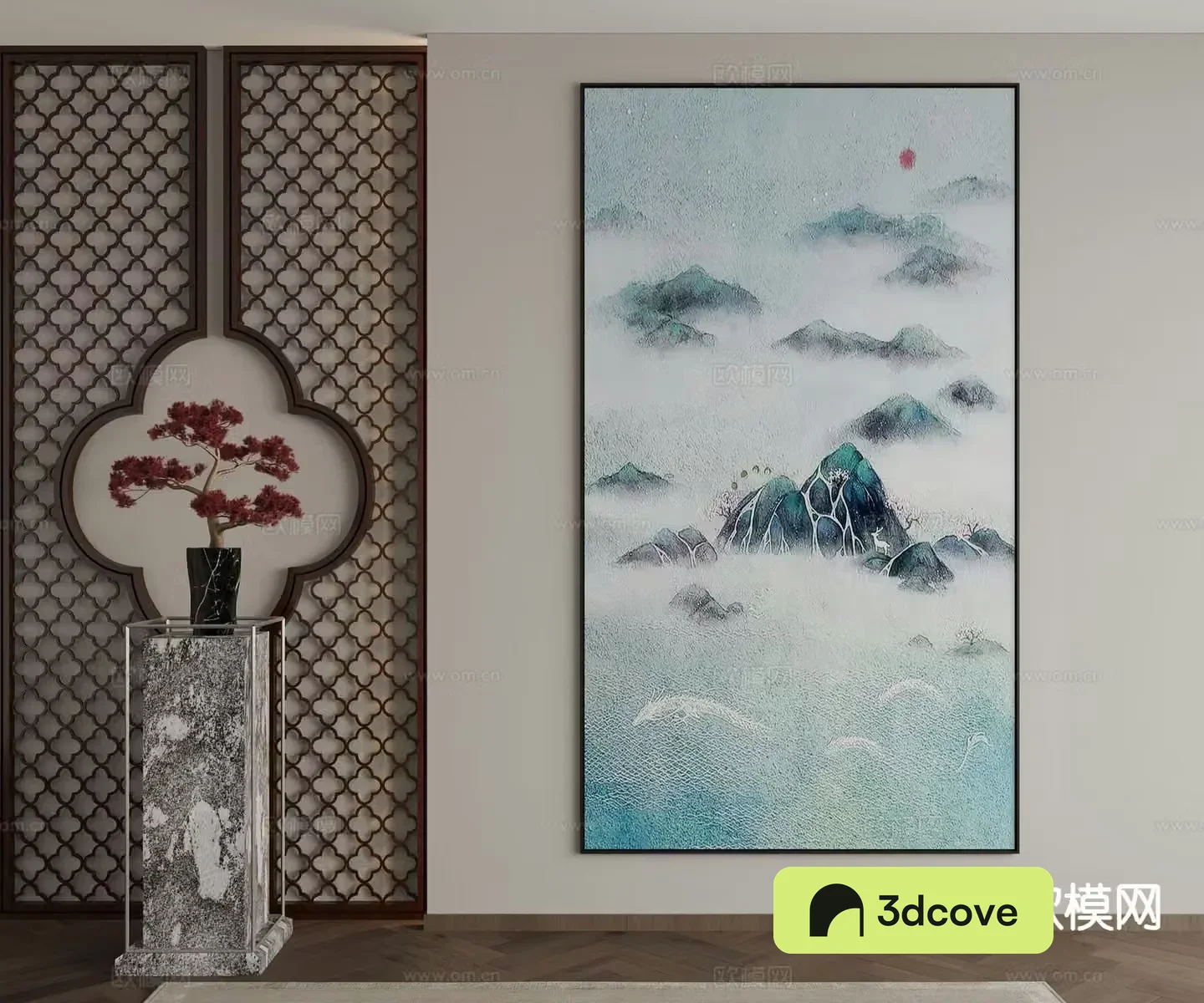 New Chinese style ink painting decorative painting