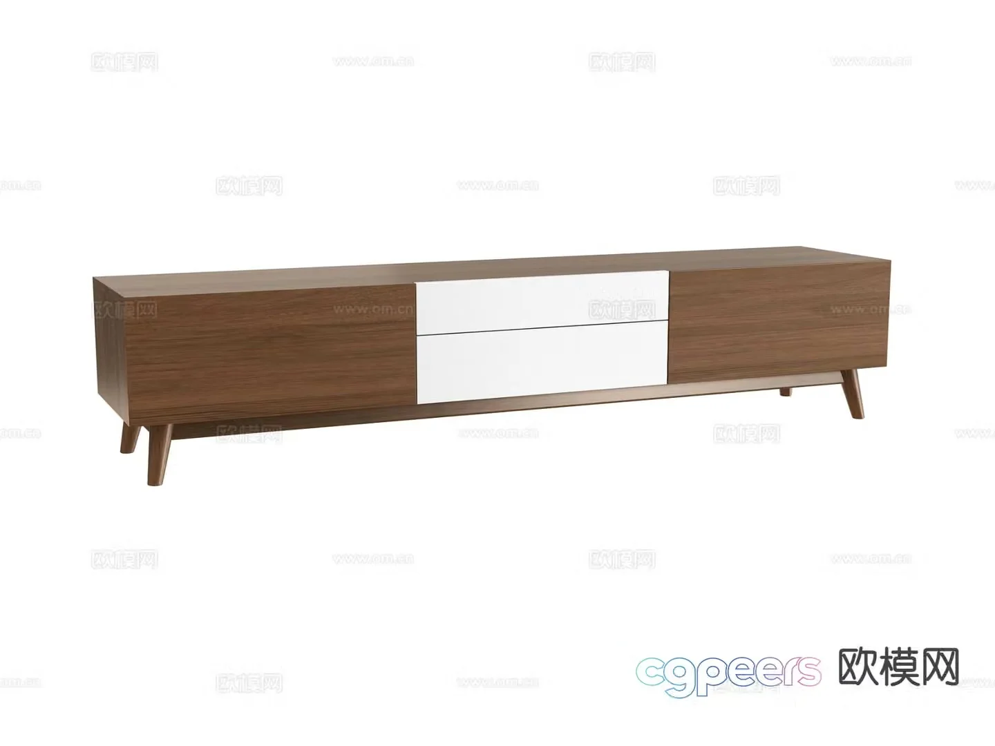 Modern TV cabinet 3d model
