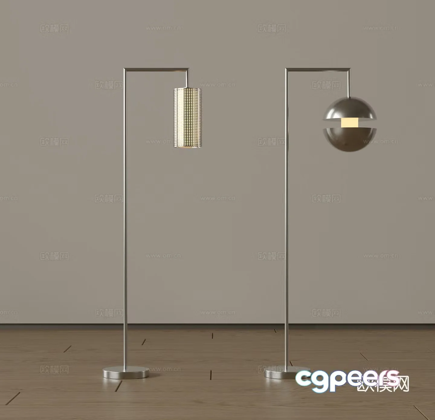 Modern medieval floor lamp Minimalist floor lamp Italian floor lamp Art floor lamp Creamy wind fall 3D model