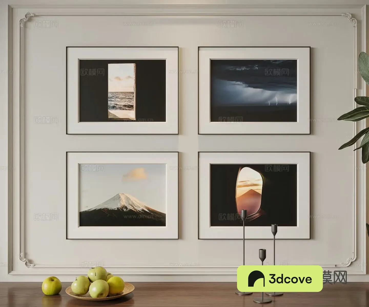 Modern oil painting landscape hanging painting decorative painting