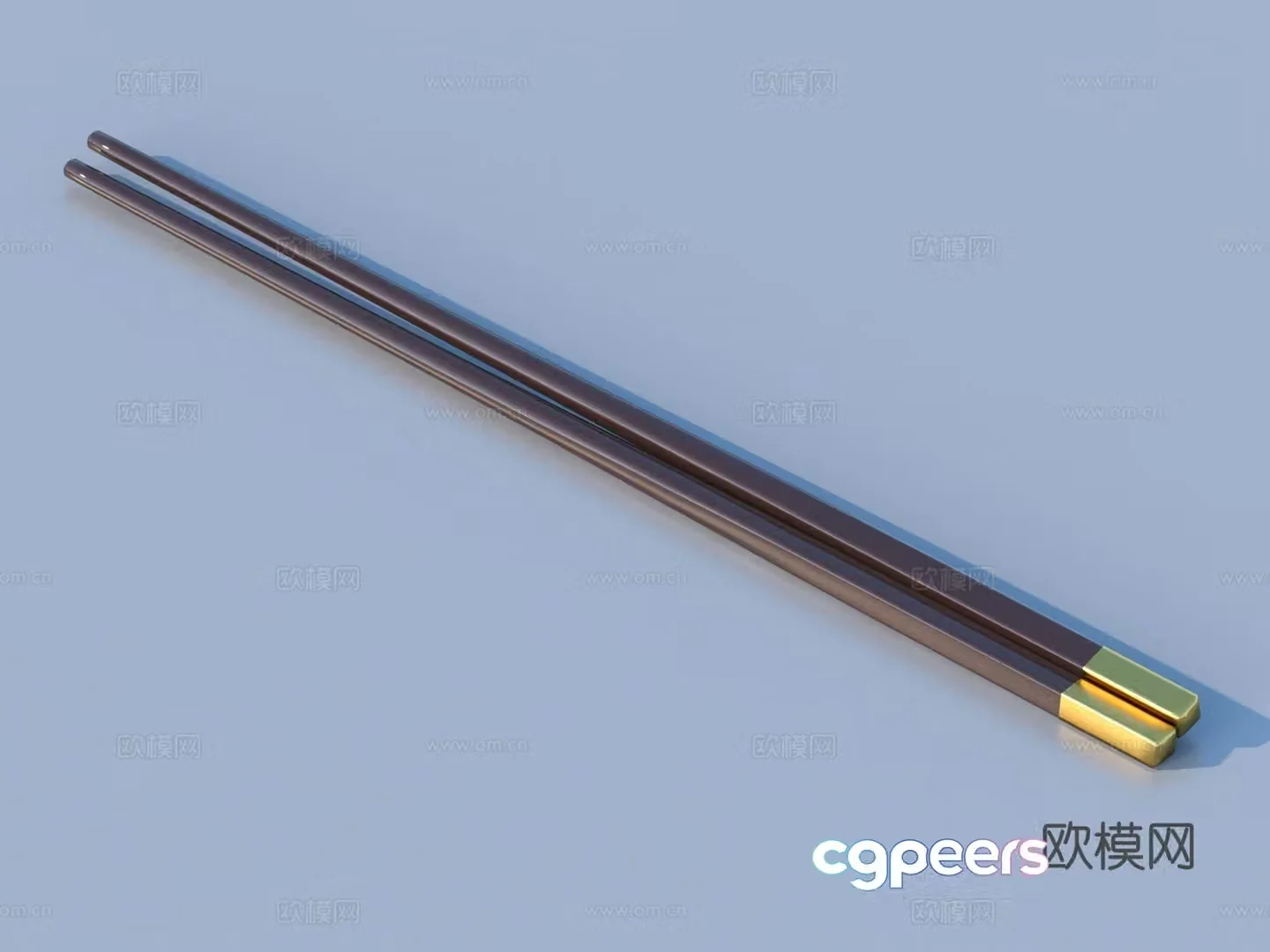Chinese chopsticks bamboo chopsticks wooden chopsticks tableware 3d model