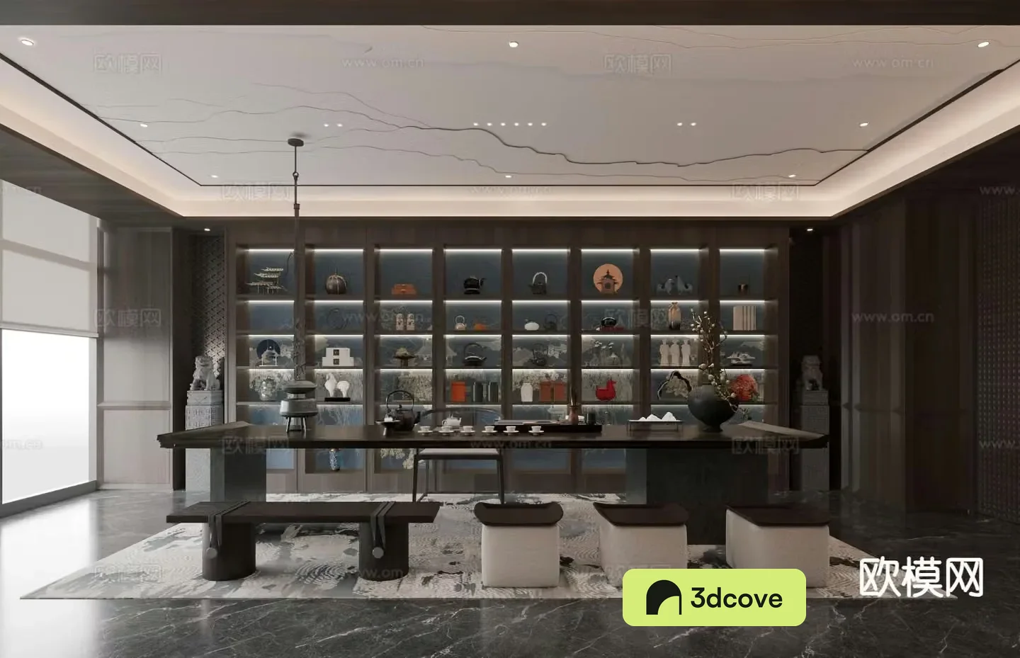 New Chinese tea room