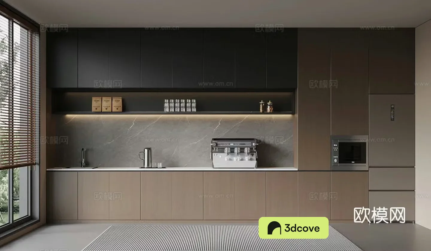 Tea room Modern Italian minimalist tea room Coffee maker