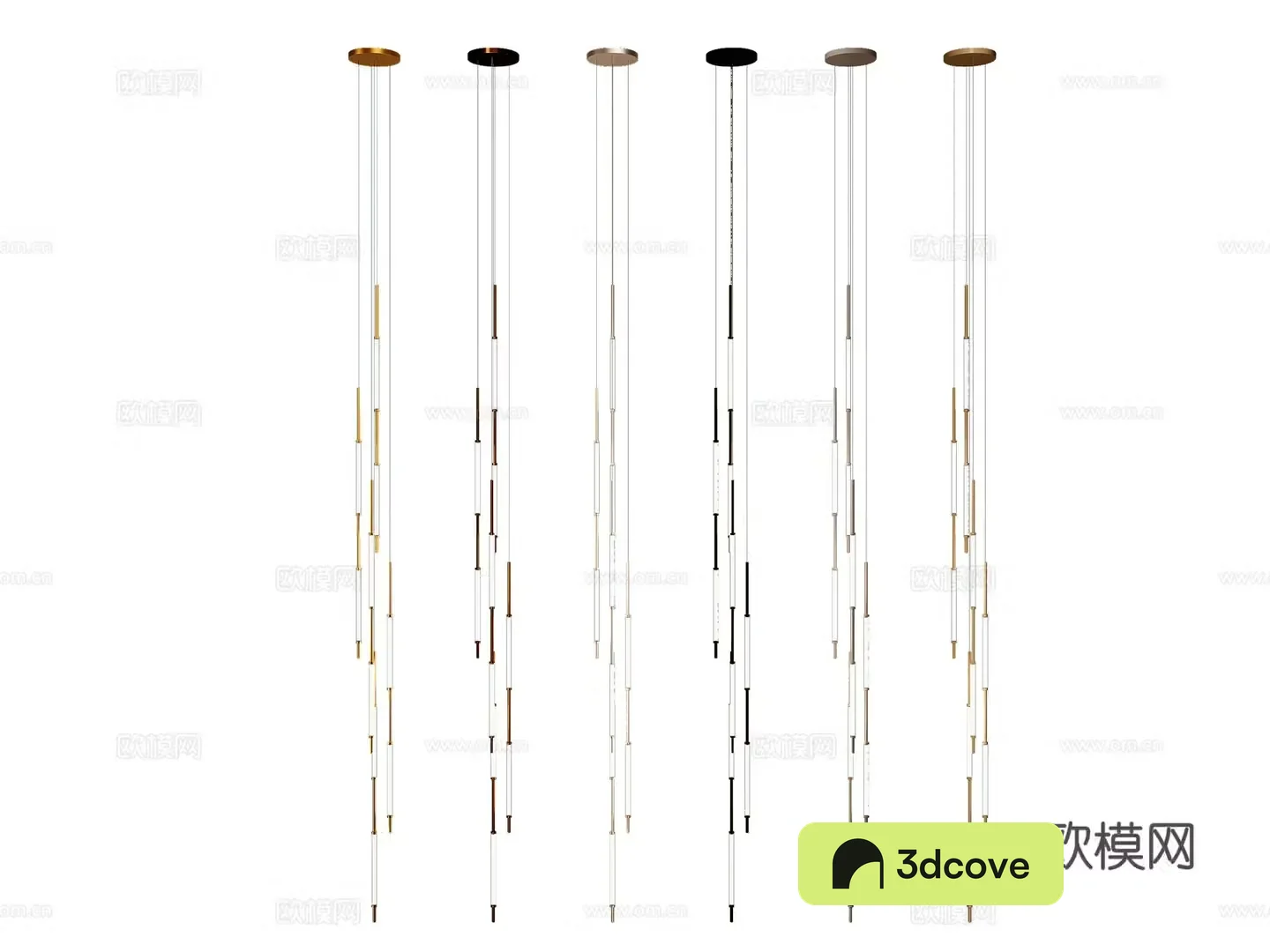 Light luxury small chandelier strip chandelier