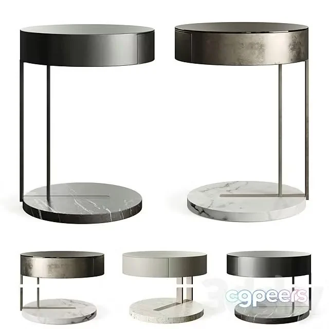 3ds Max Free – Meridiani Ralf Night Table by Andrea Parisio