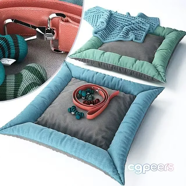 3ds Max Free – Dog pillows and accessories by Chelsea Dogs