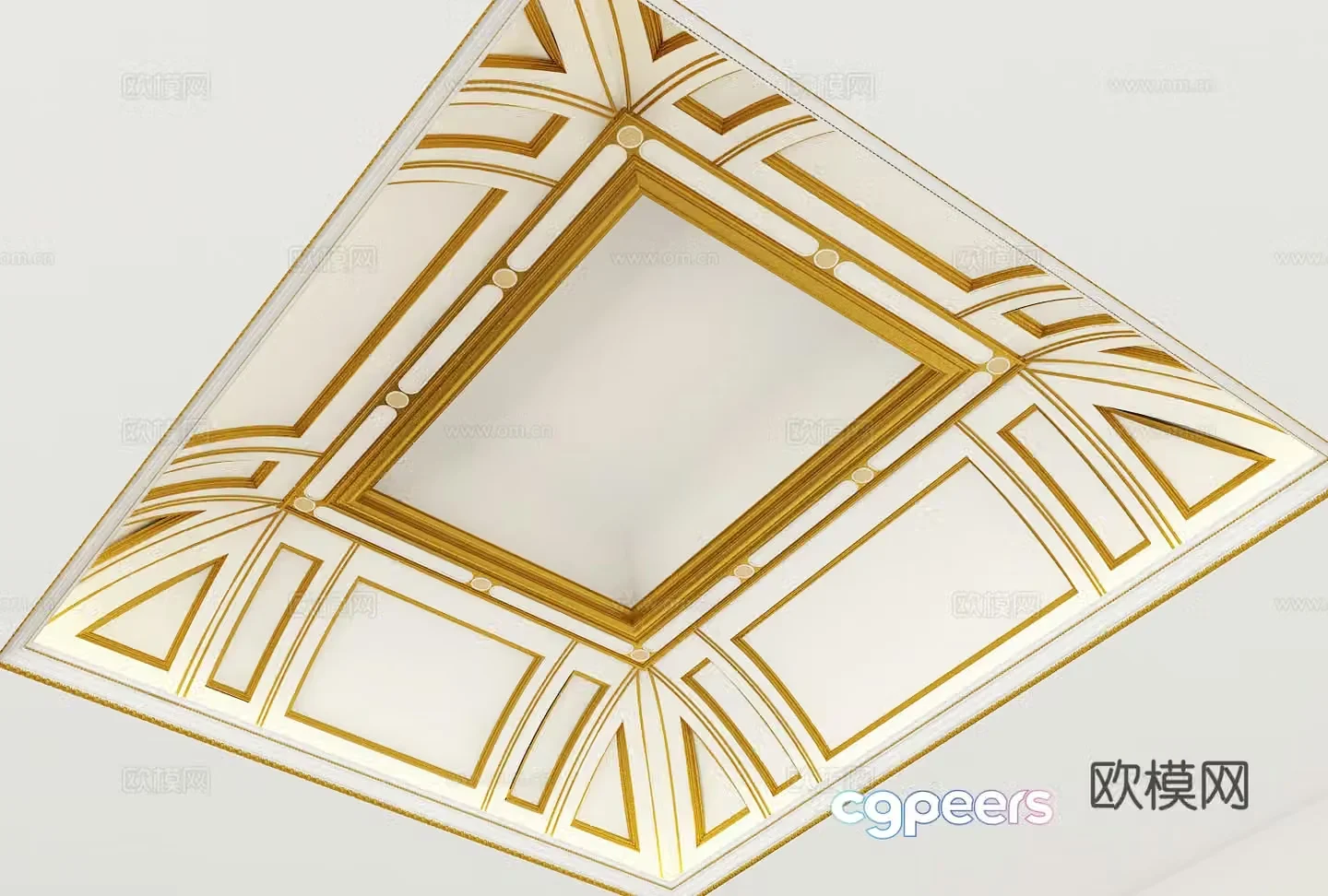European style ceiling 3D model