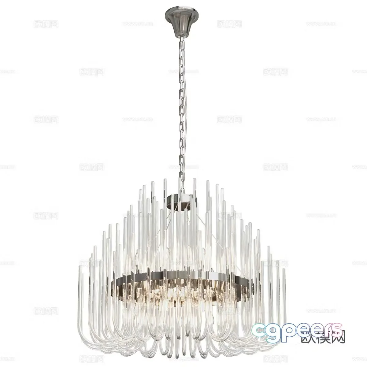 Modern simple chandeliers chandeliers simple chandeliers dining chandeliers living room chandeliers lamps 3D model
