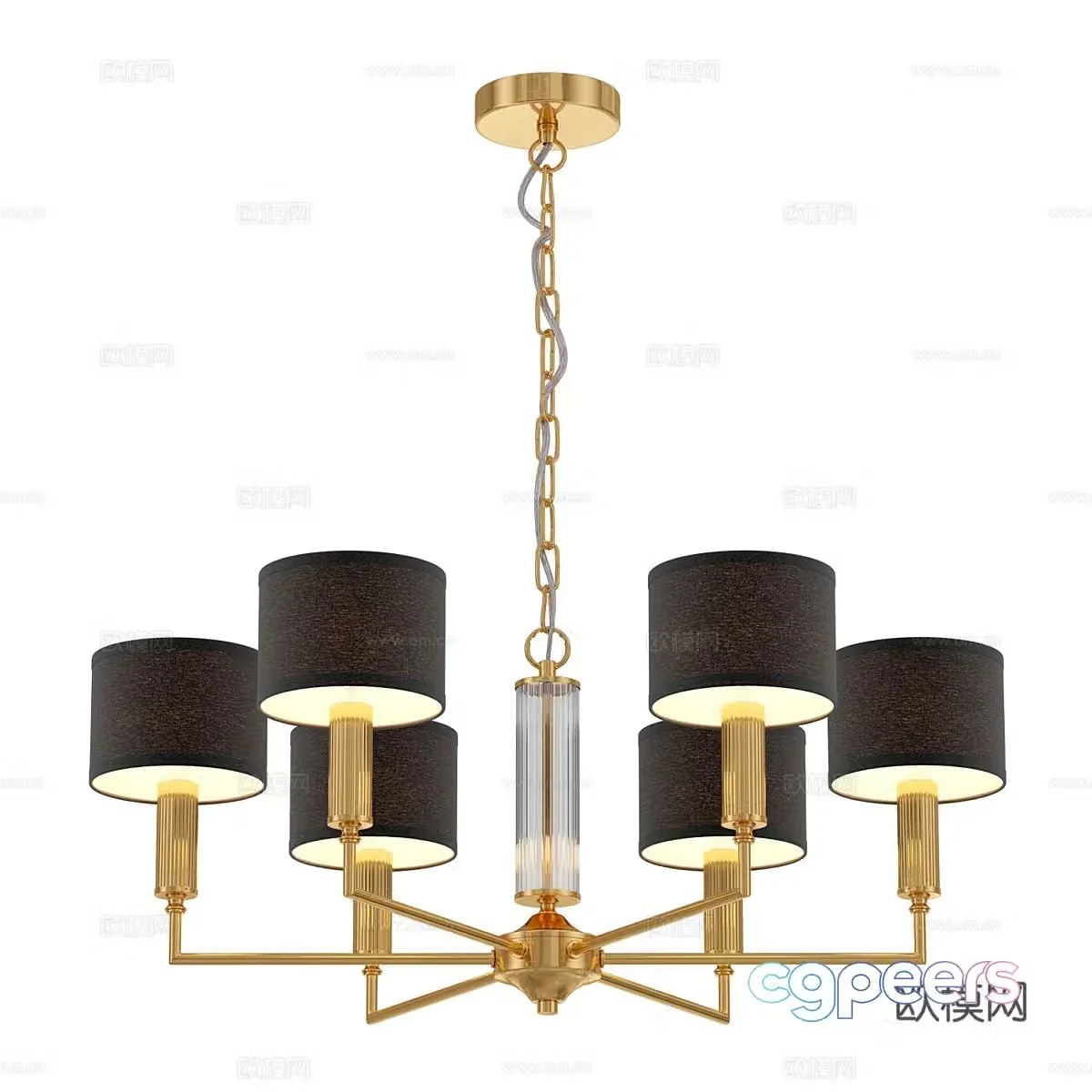 Modern simple light luxury chandeliers chandeliers simple chandeliers restaurant chandeliers living room chandeliers lamp 3d model