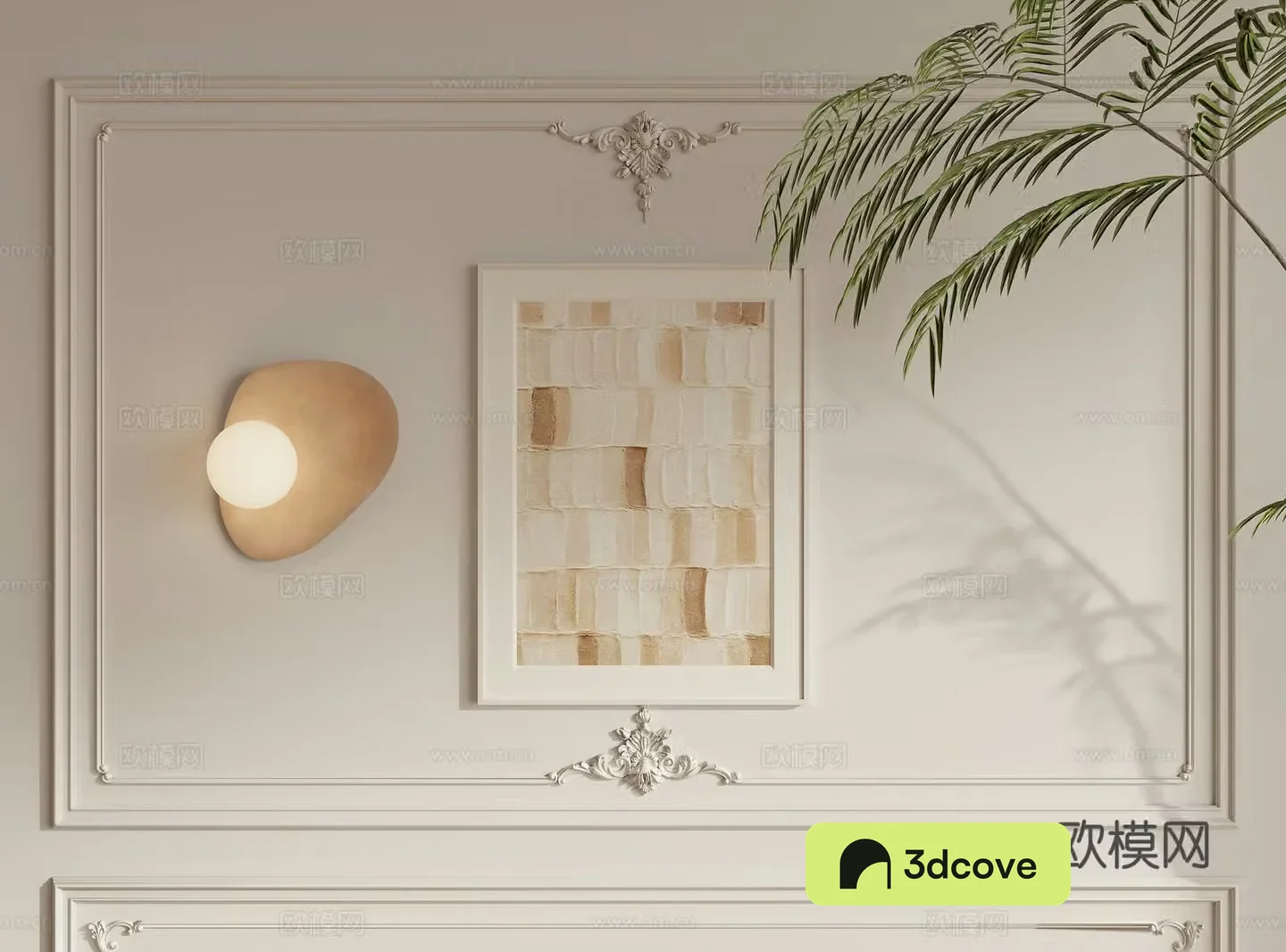 French hanging painting texture painting decorative painting