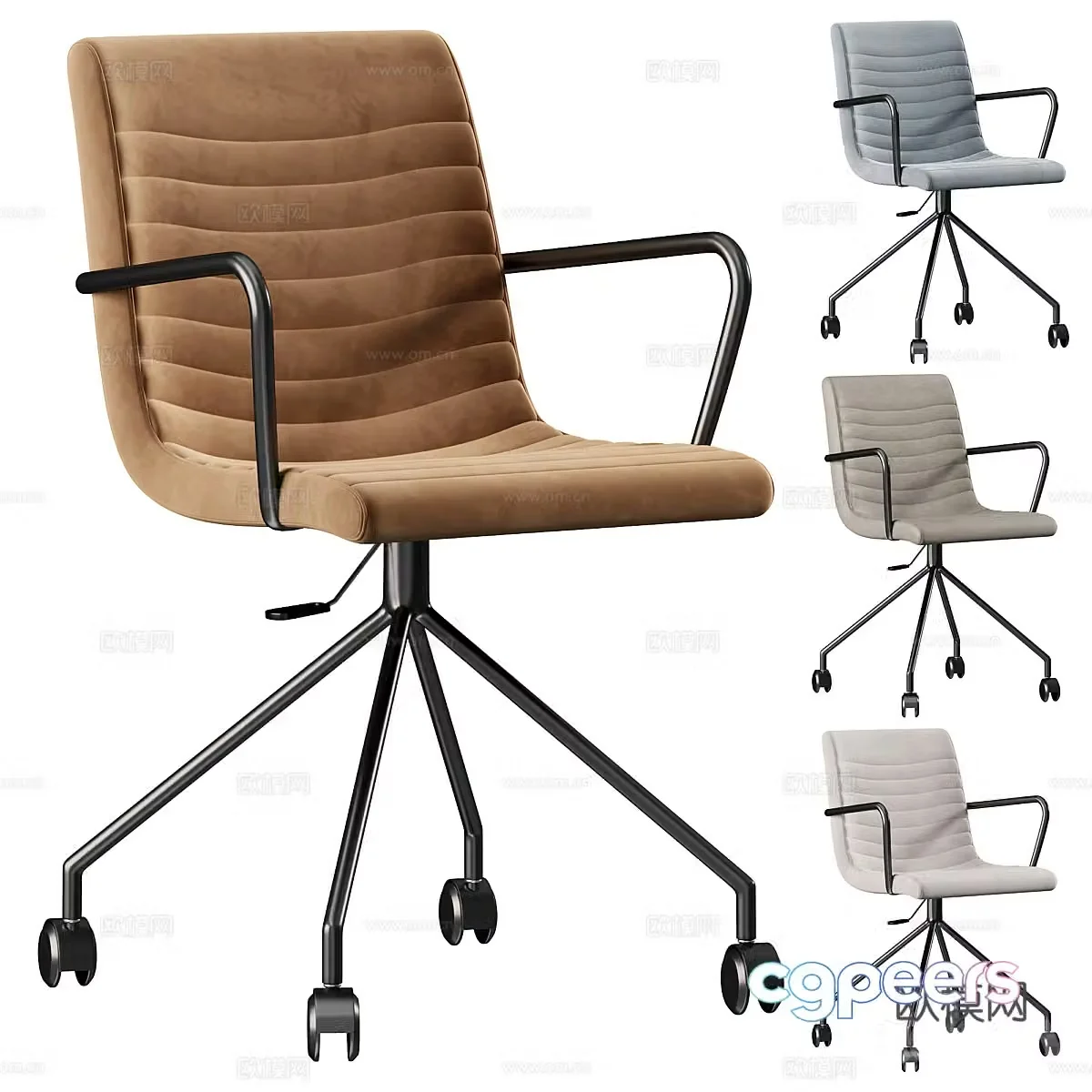 Modern Clip office chair 3d model
