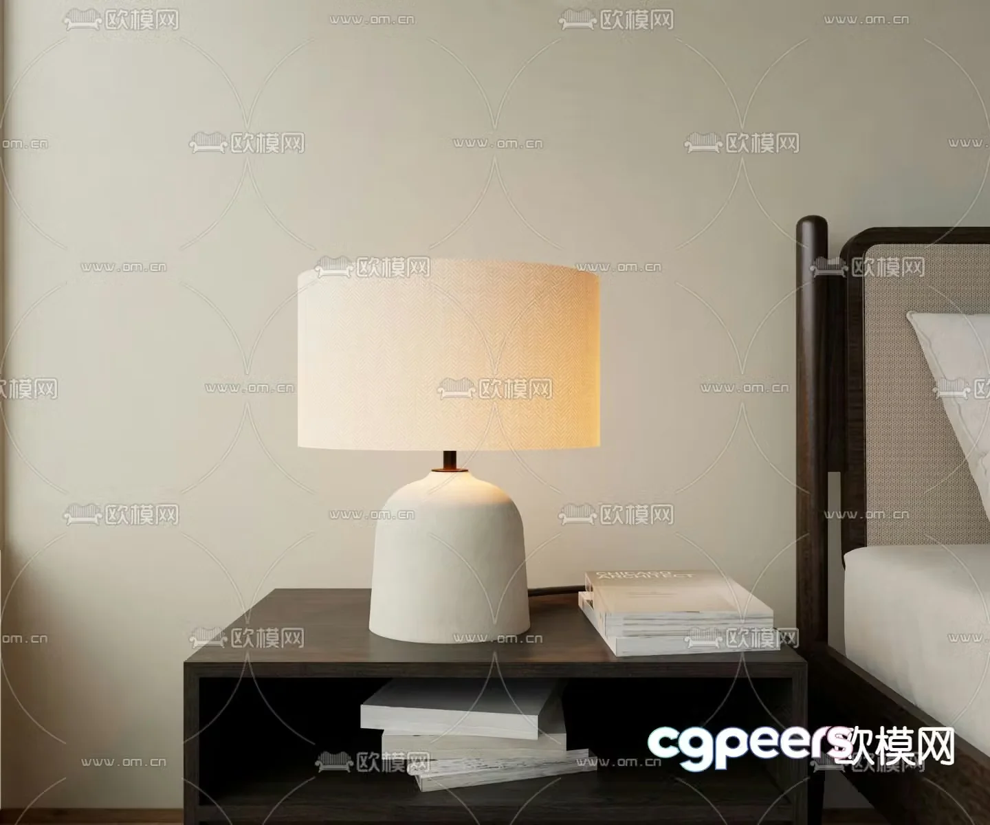 Wasabi desk lamp 3d model