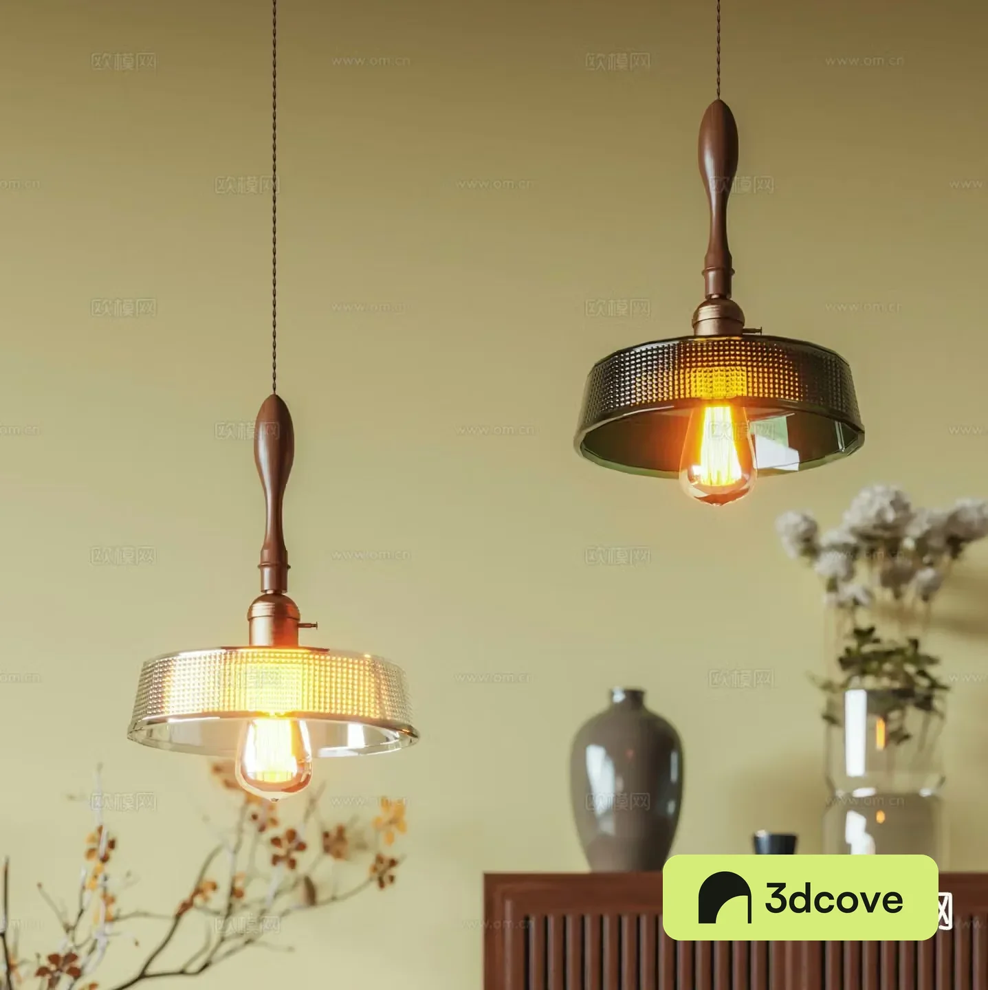 Medieval style small chandelier glass chandelier
