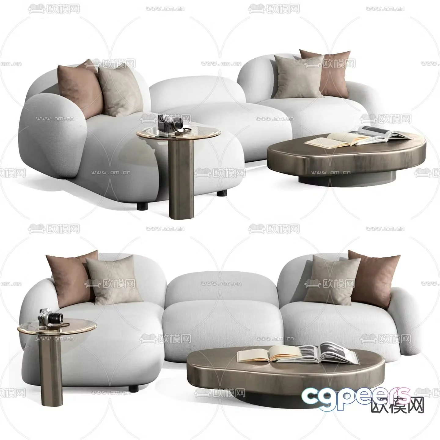 Pertica sofa 3d model
