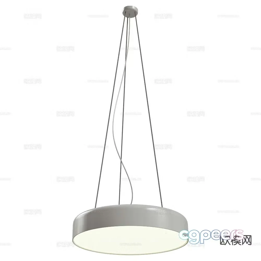Ole dining room chandelier 3d model