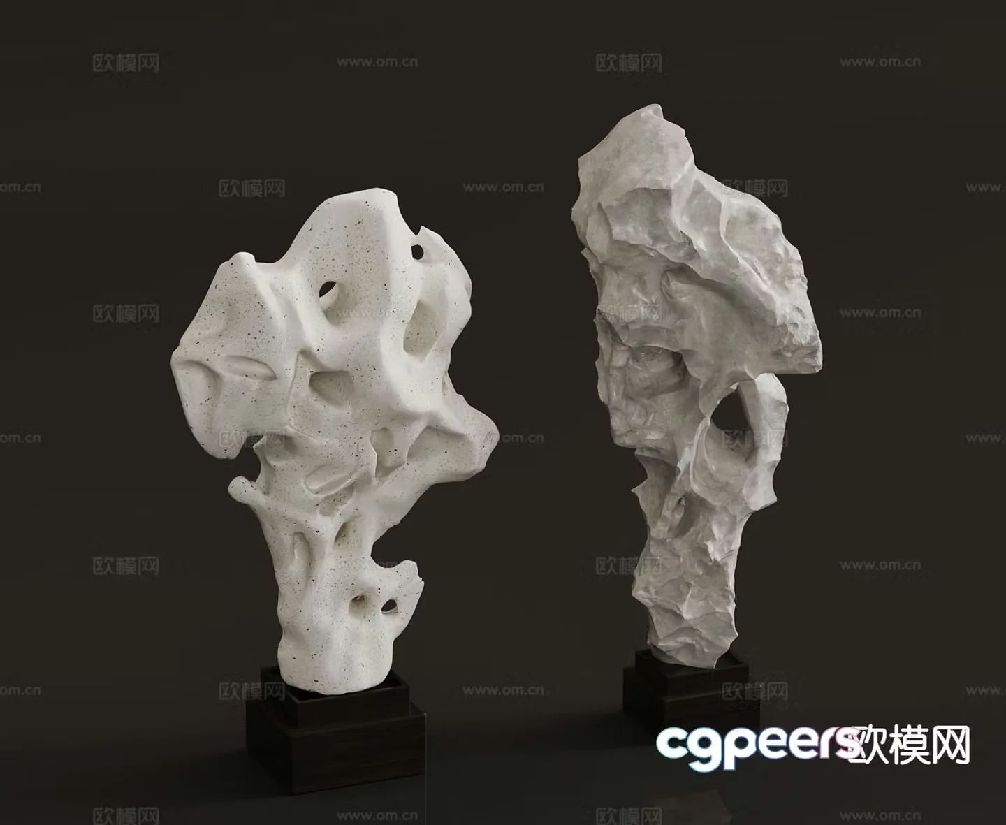 Modern sculpture ornaments Taihu stone sculpture 3D model