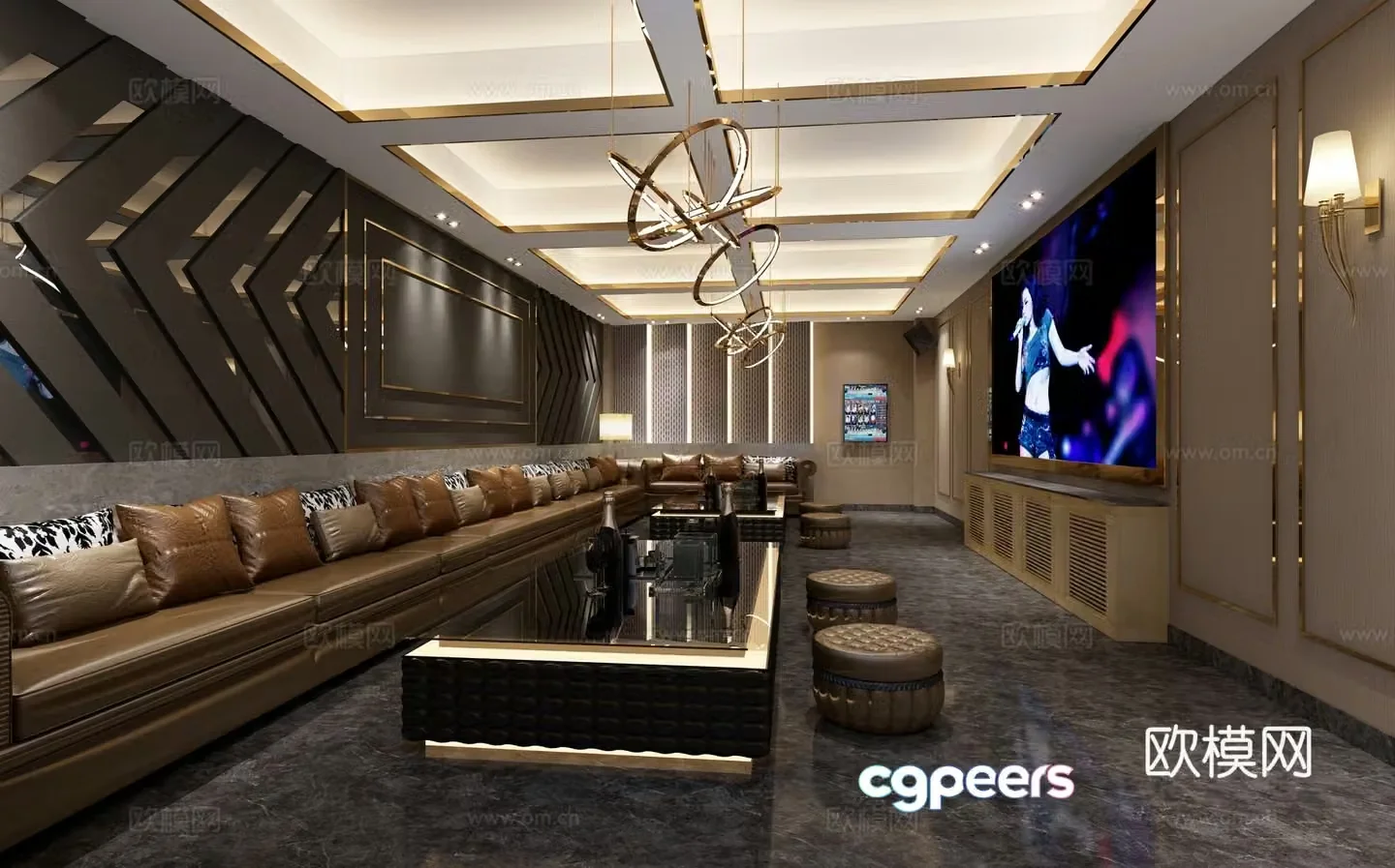 KTV box nightclub bar 3d model