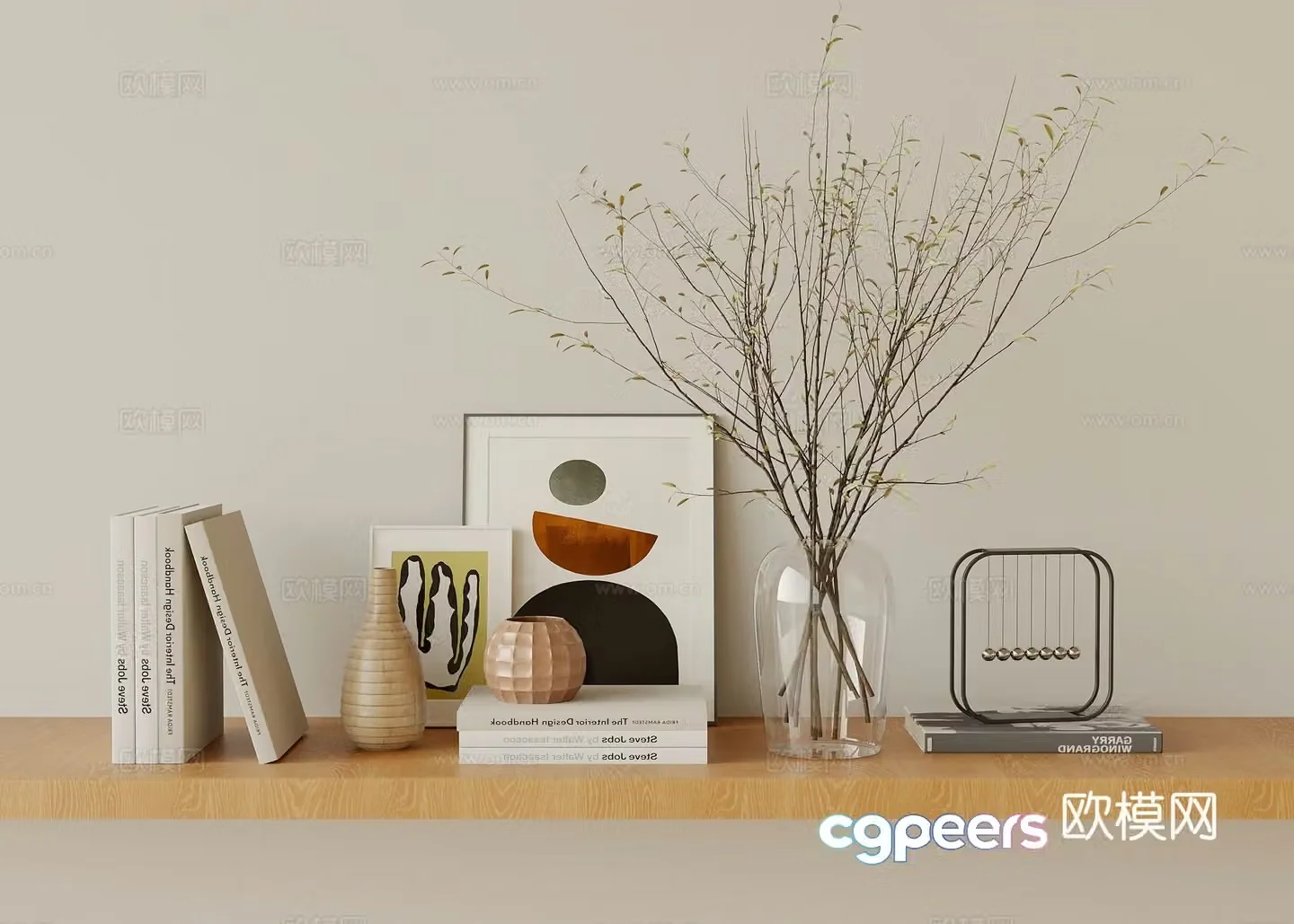 Modern ornament combination 3d model