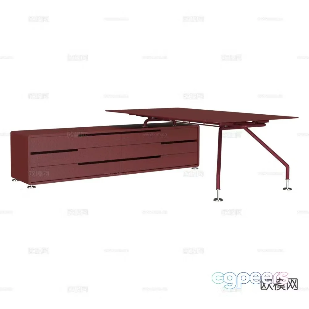 Balma desk desk desk 3d model