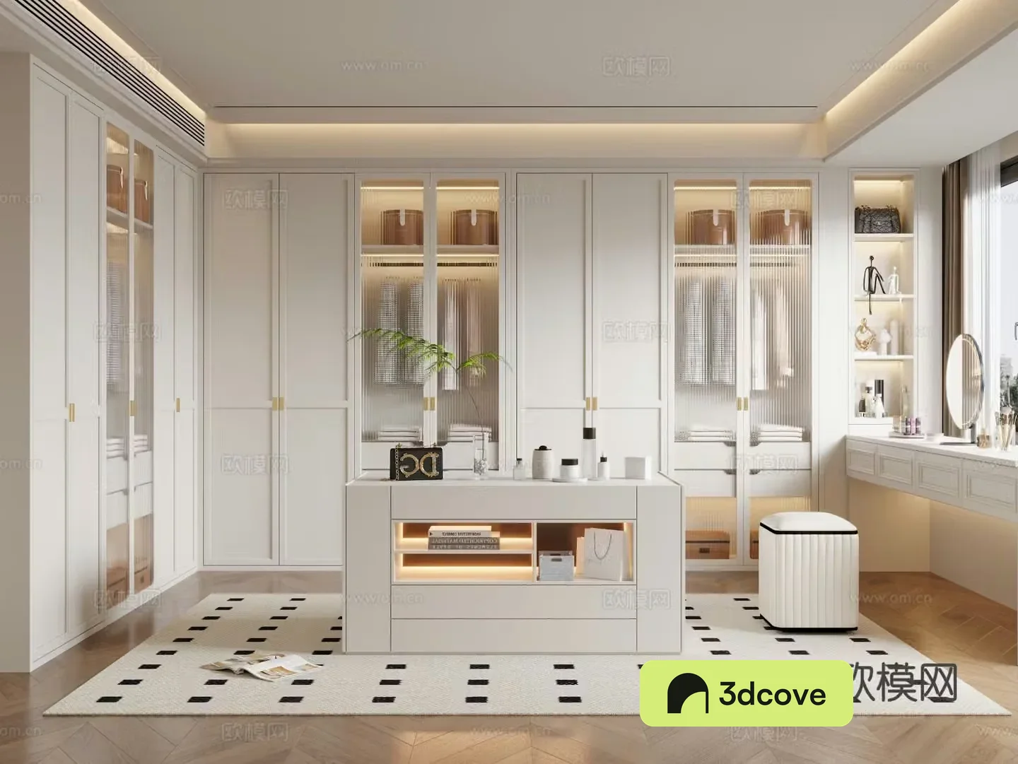 Cream wind cloakroom