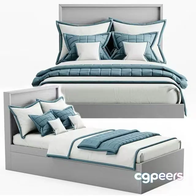 3ds Max Free – The king bed 02
