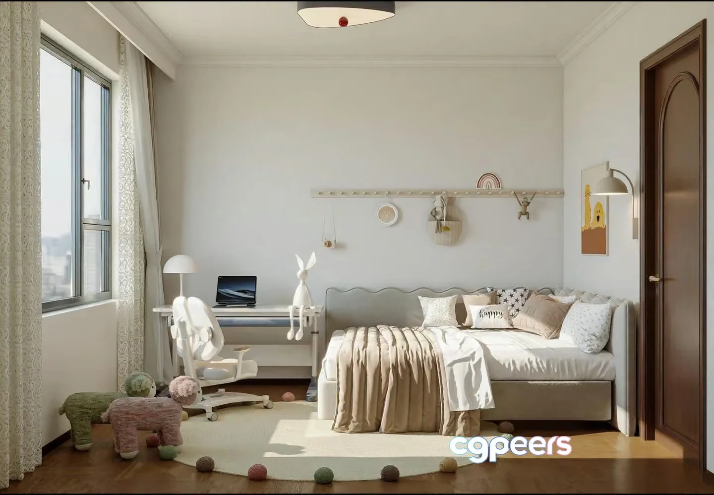 Cozy Children’S Bedroom 3D Model – 11987 – CORONA Render