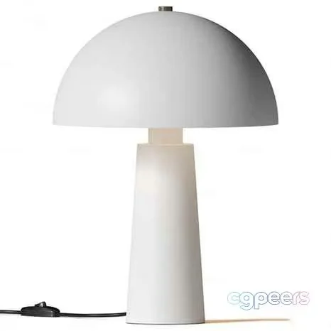 White Table Lamp 3D Model – 1505 – VRAY Render