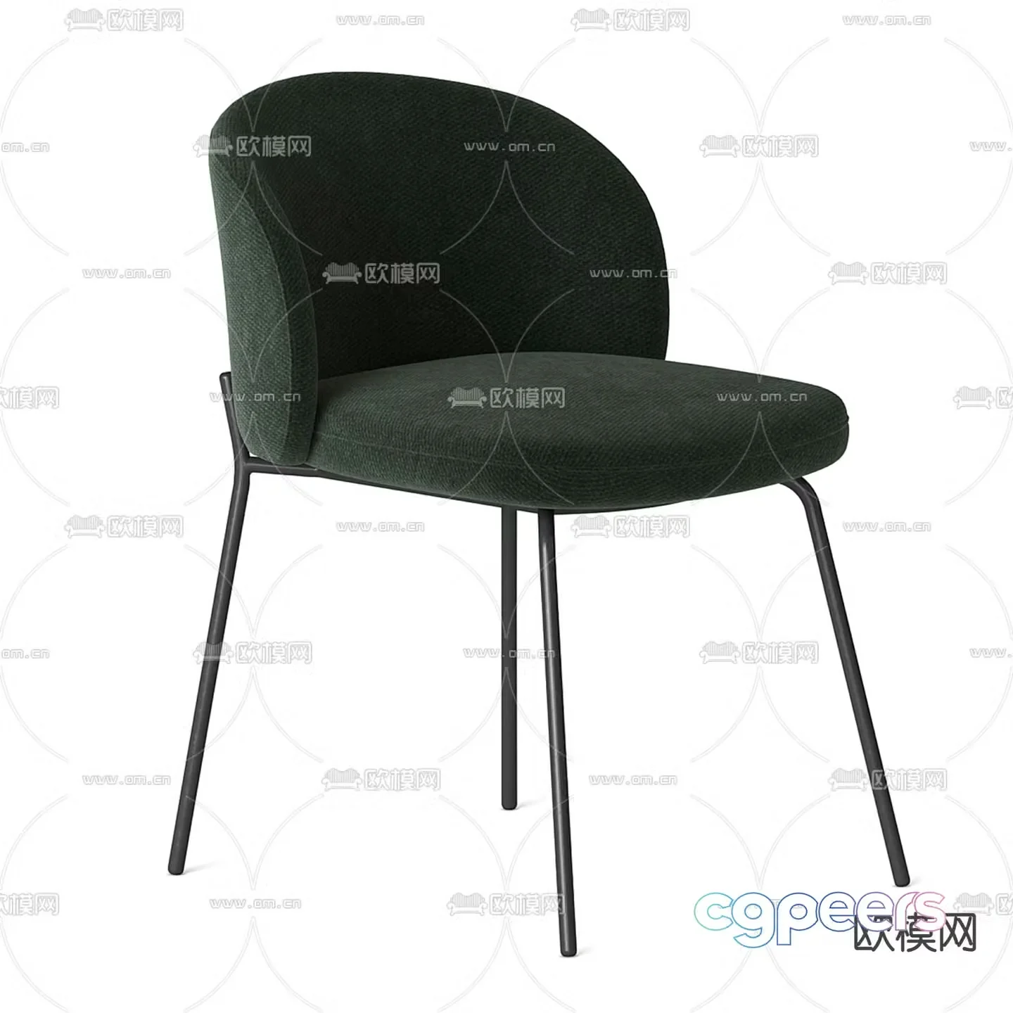 Modern chair leisure chair 3d model