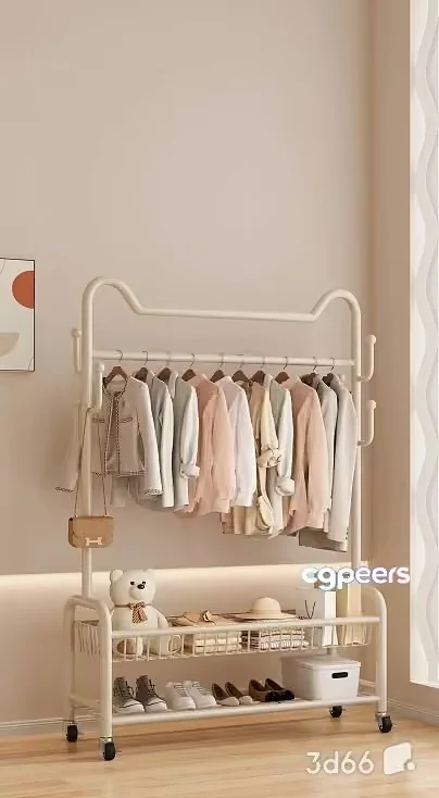 Cozy Closet Organizer 3D Model – 19451 – VRAY Render