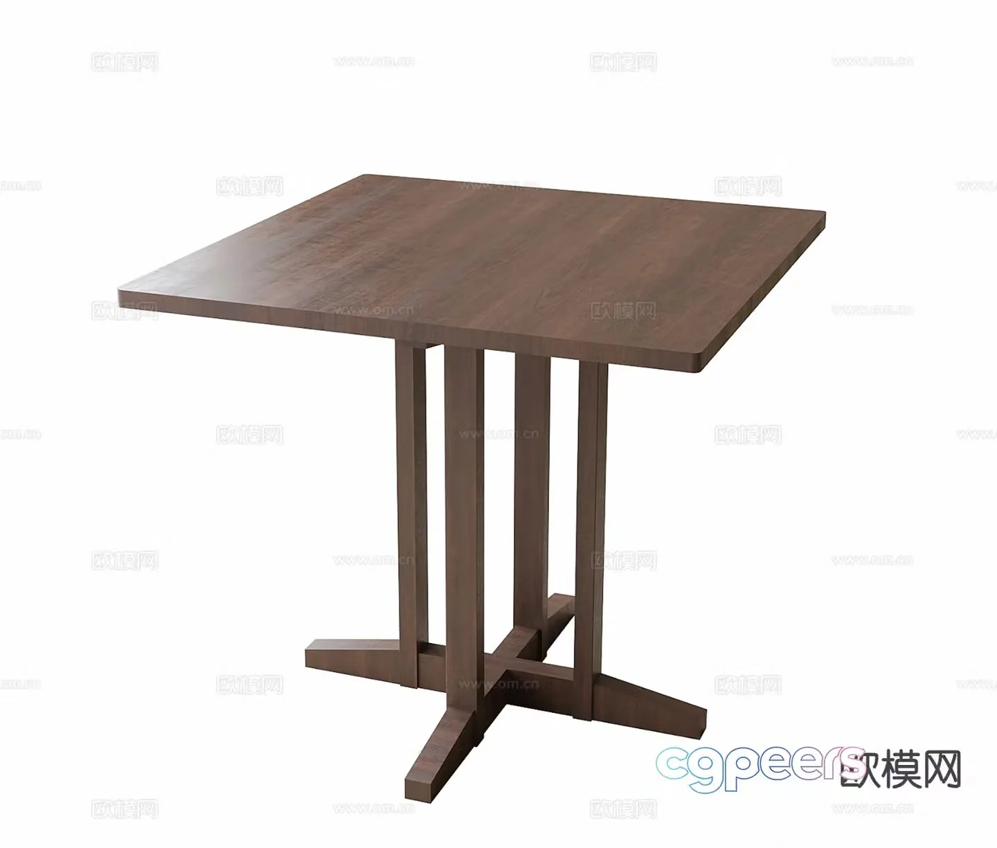 Modern coffee table casual table 3d model
