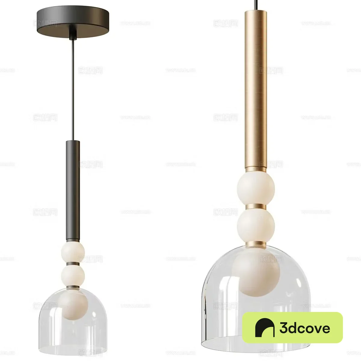 Simple chandelier Minimalist chandelier Art chandelier Glass chandelier Restaurant chandelier Bedside chandelier