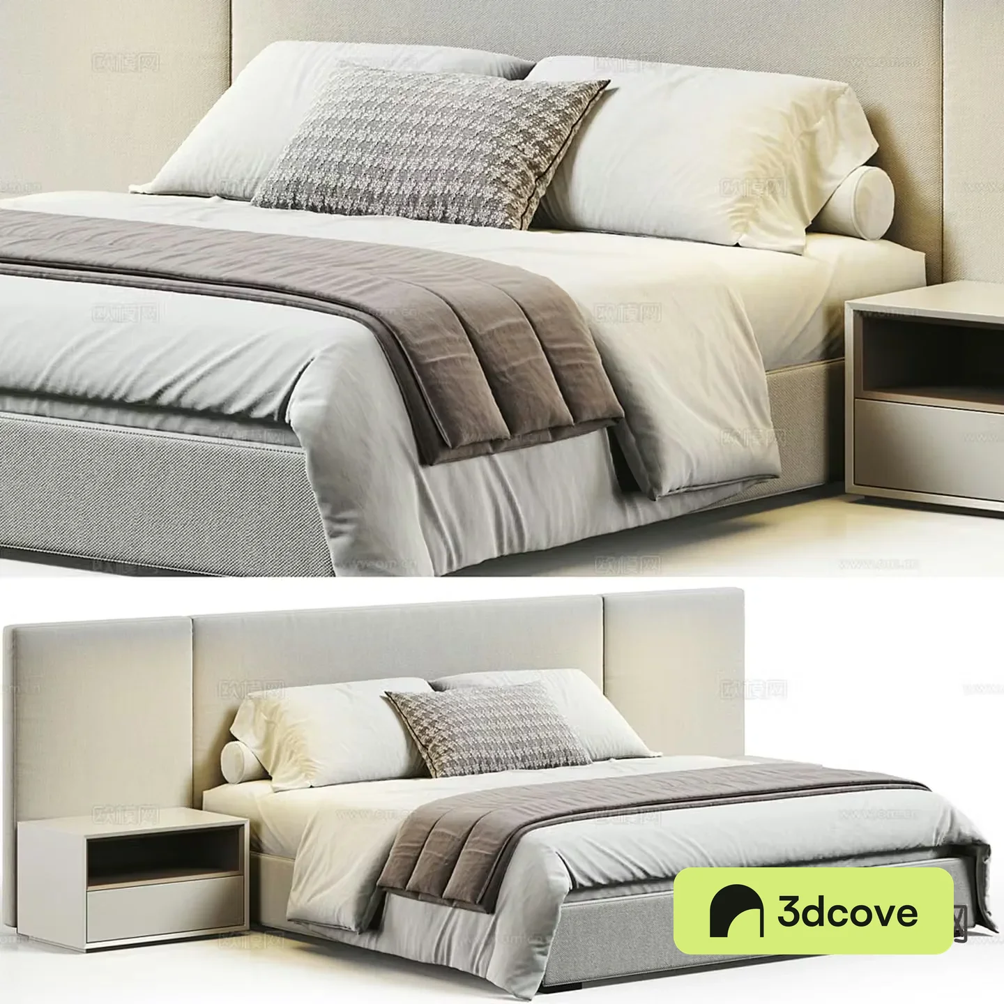 RH double bed