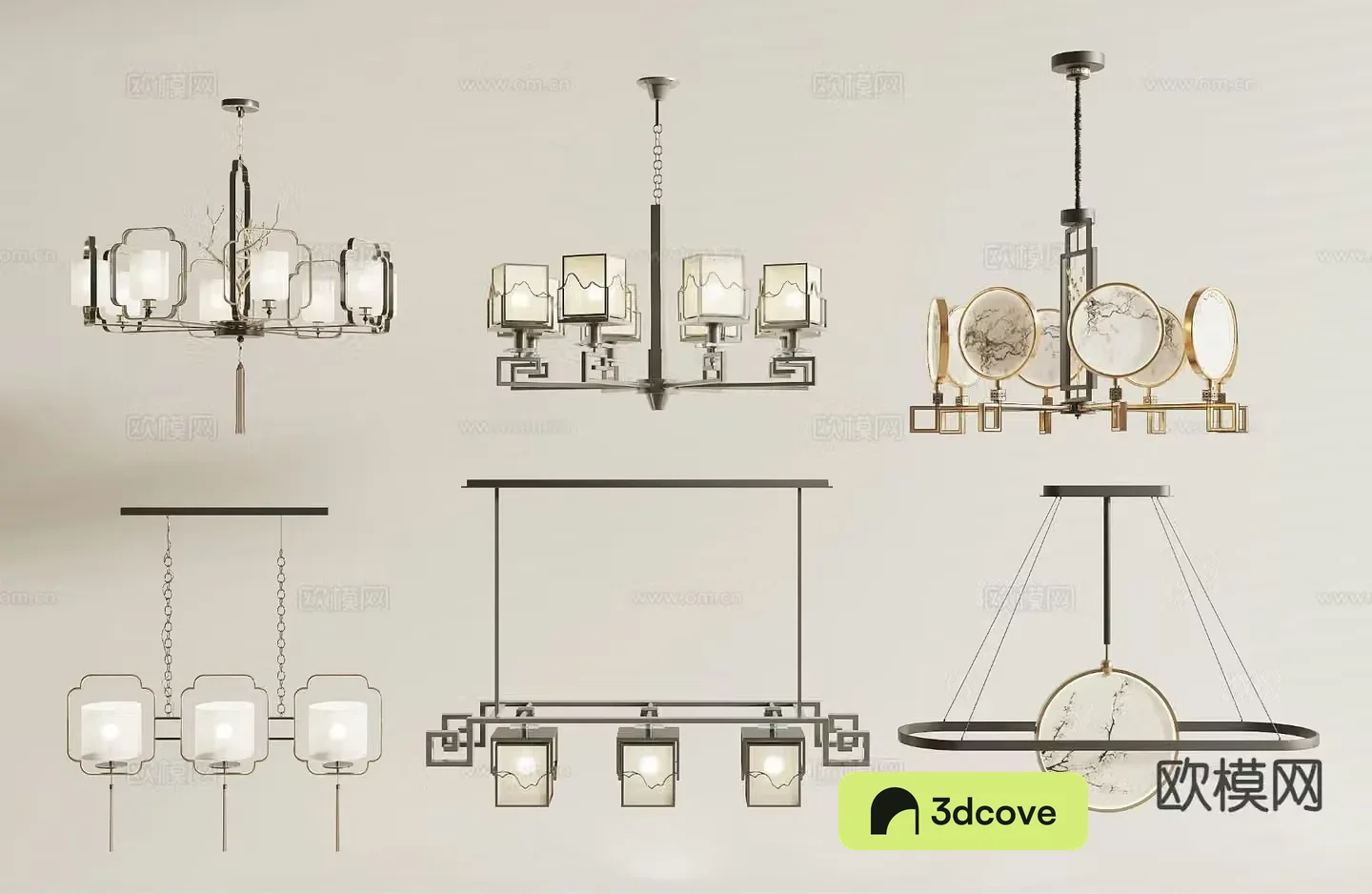 New Chinese style chandelier hall chandelier