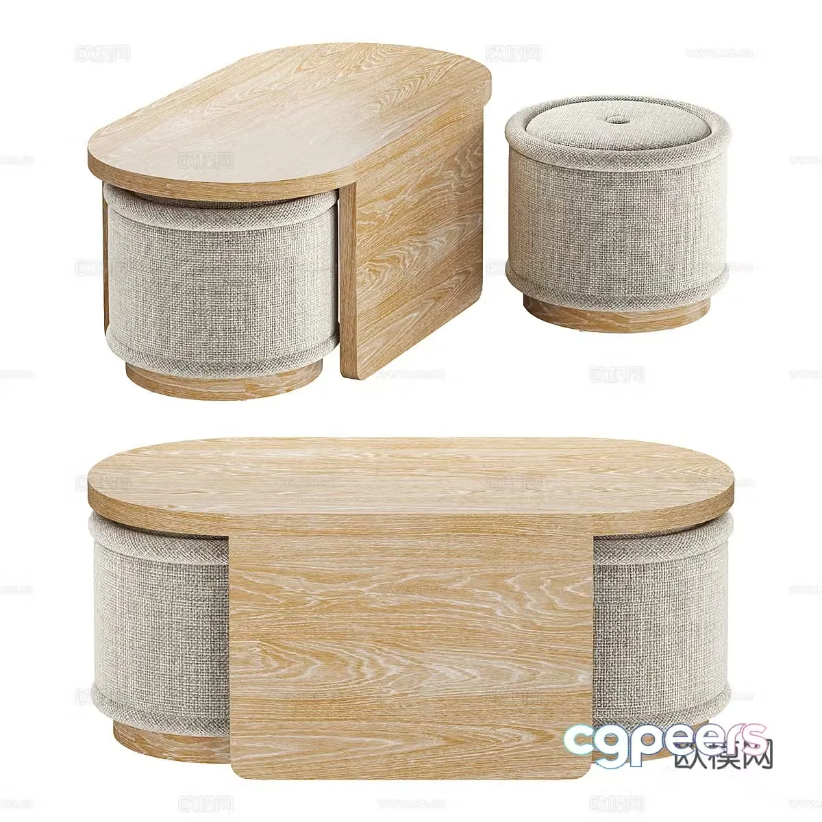 Desk 3d model