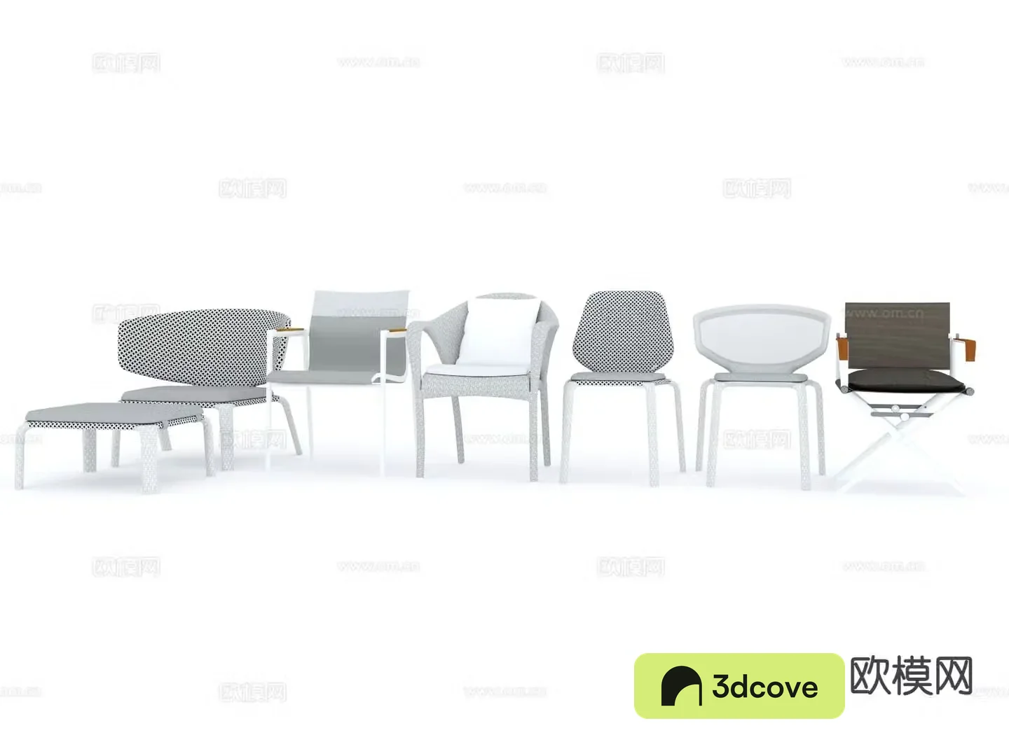 Modern chair leisure chair director chair rattan chair
