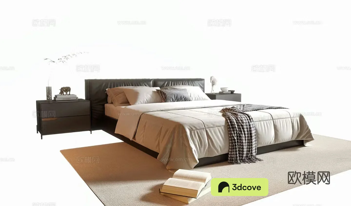 Modern double bed
