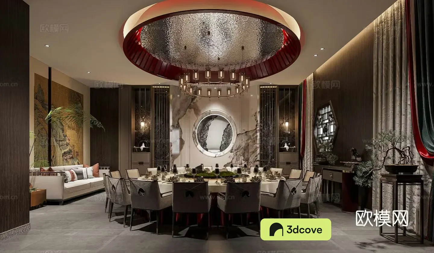 New Chinese restaurant private room