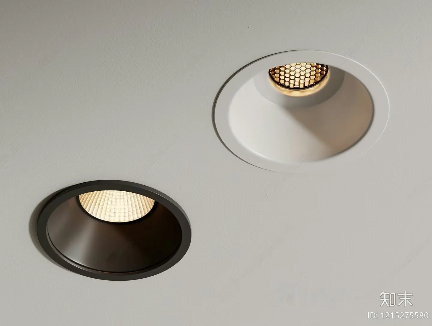 Gold Light Fixture 3D Model – 14845 – VRAY Render
