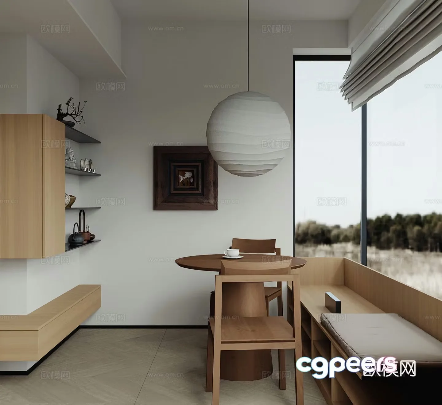 Japanese small restaurant 3D model