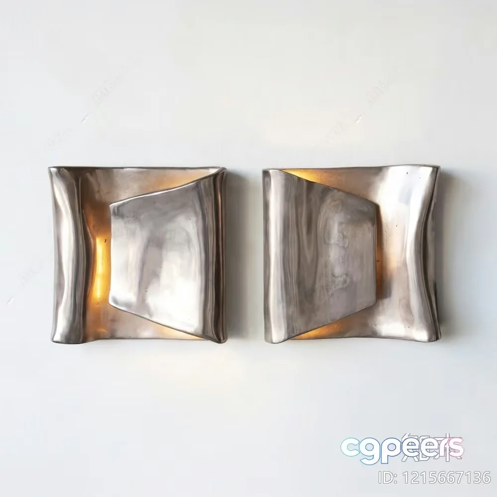 Modern Metal Light Fixture 3D Model – 17487 – VRAY Render