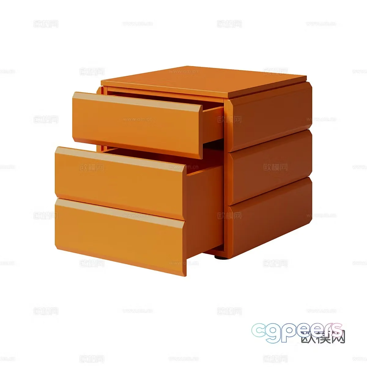 Modern simple bedside table bedside table simple bedside table living room bedside table 3D model