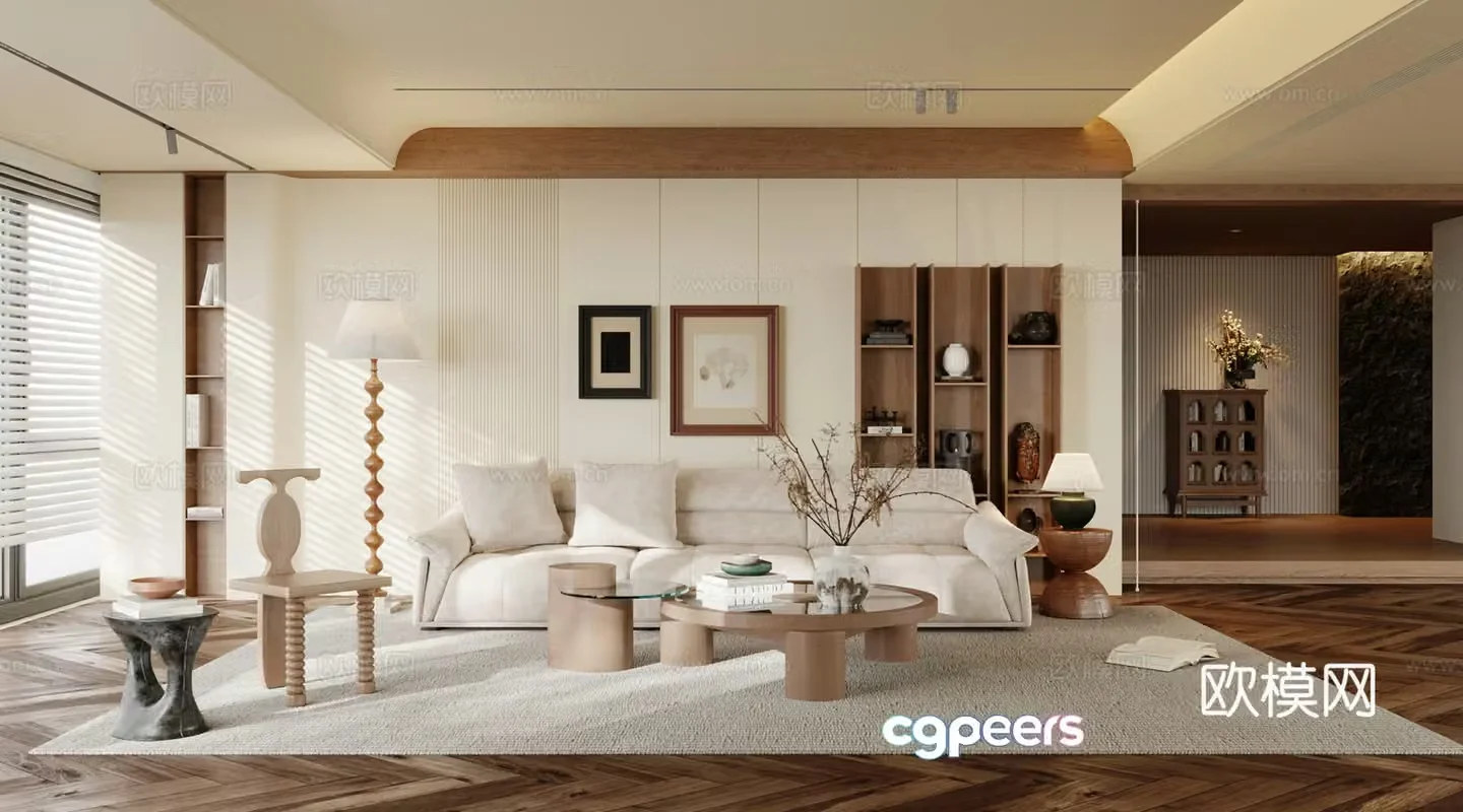 Waviva Home Living Room Small Living Room 3D Model