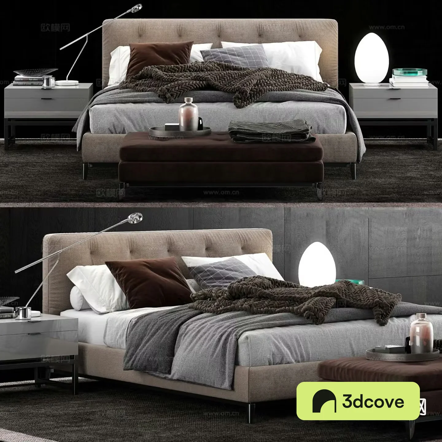 Italian double bed