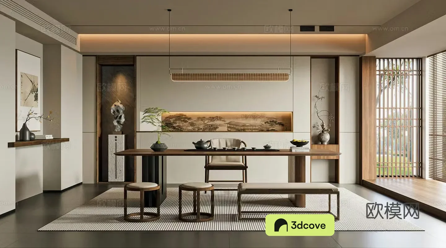 New Chinese tea room