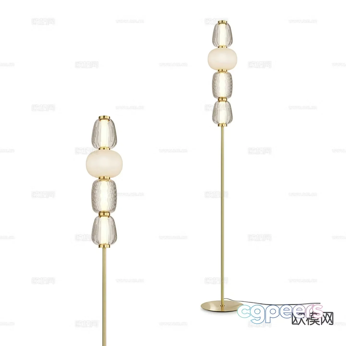 Modern floor lamp 3d model