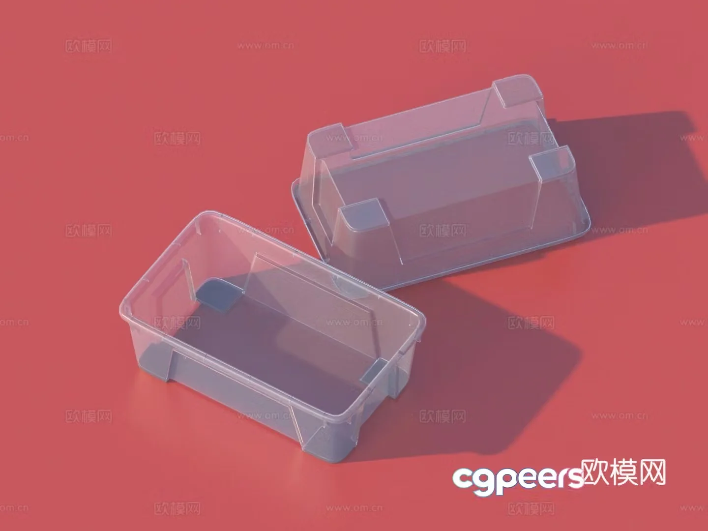 Plastic box Plastic basket Storage basket Debris basket 3D model